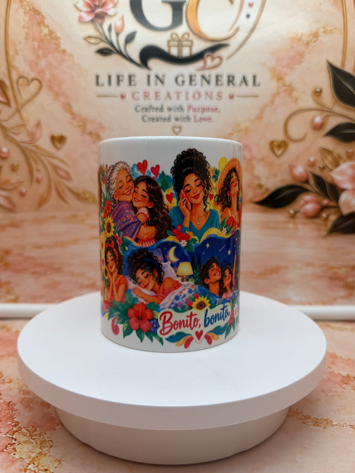 Bonito, Bonito Colorful Family Mug