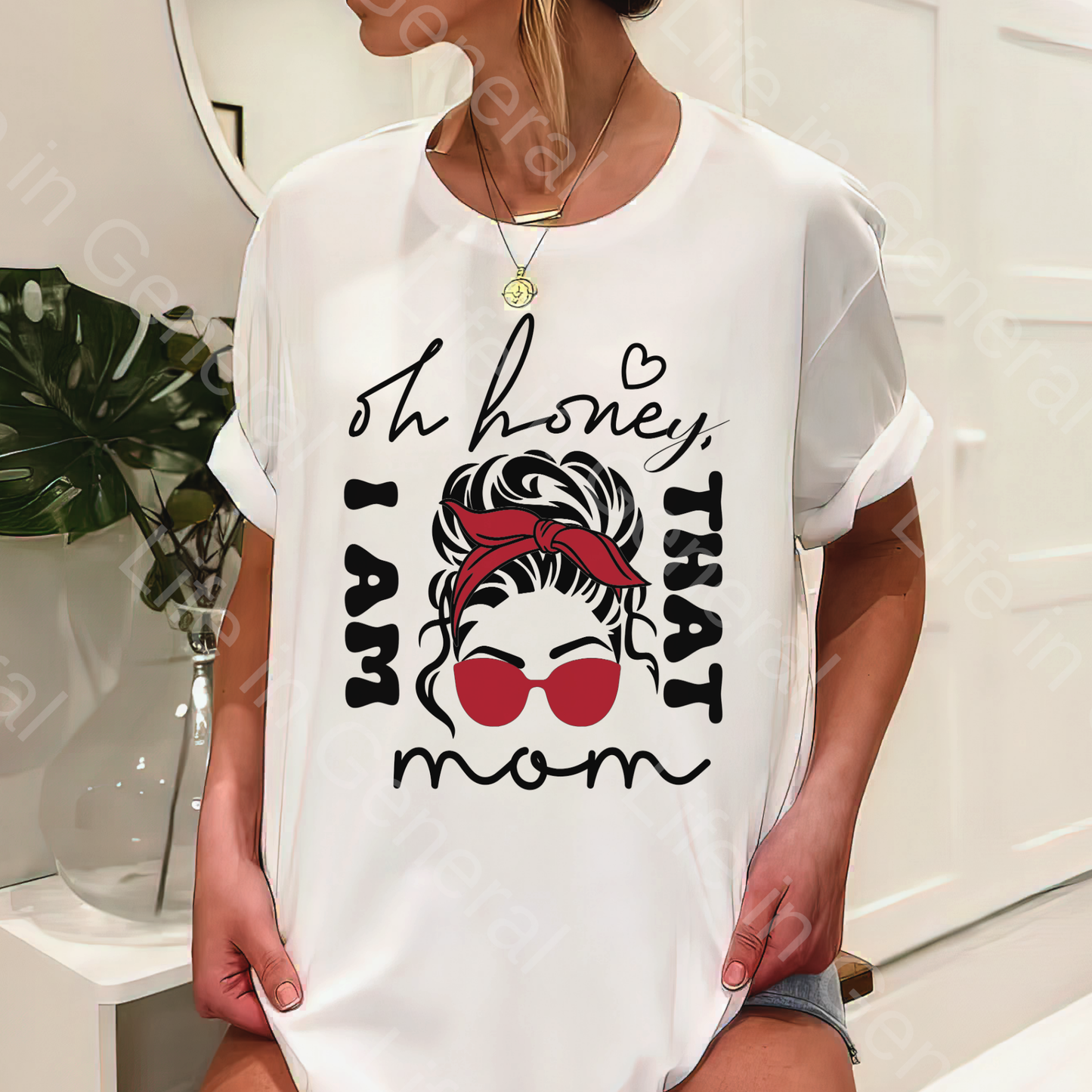 I am that Mom long hair