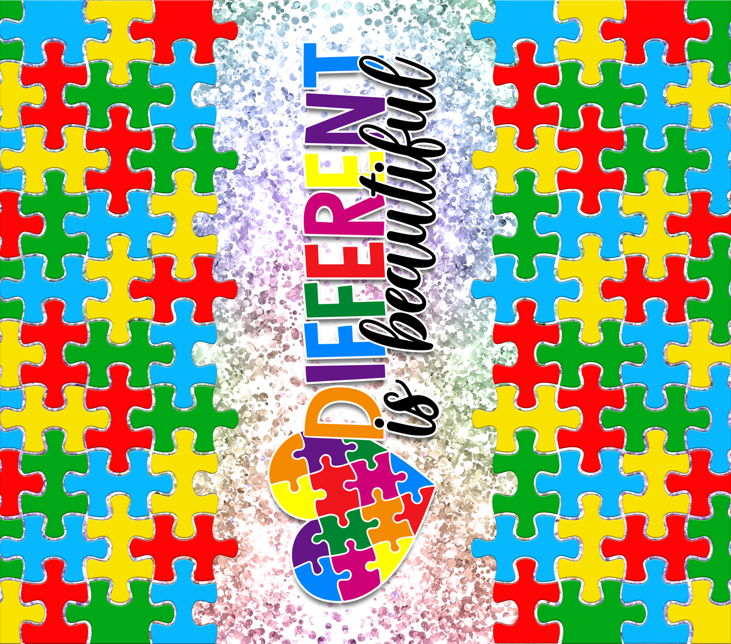 Autism Different is Beautiful Transfer