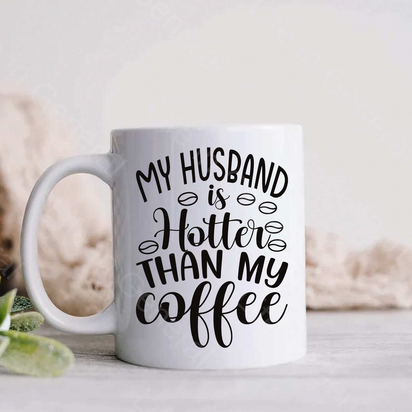 15oz My Husband is Hotter Mug