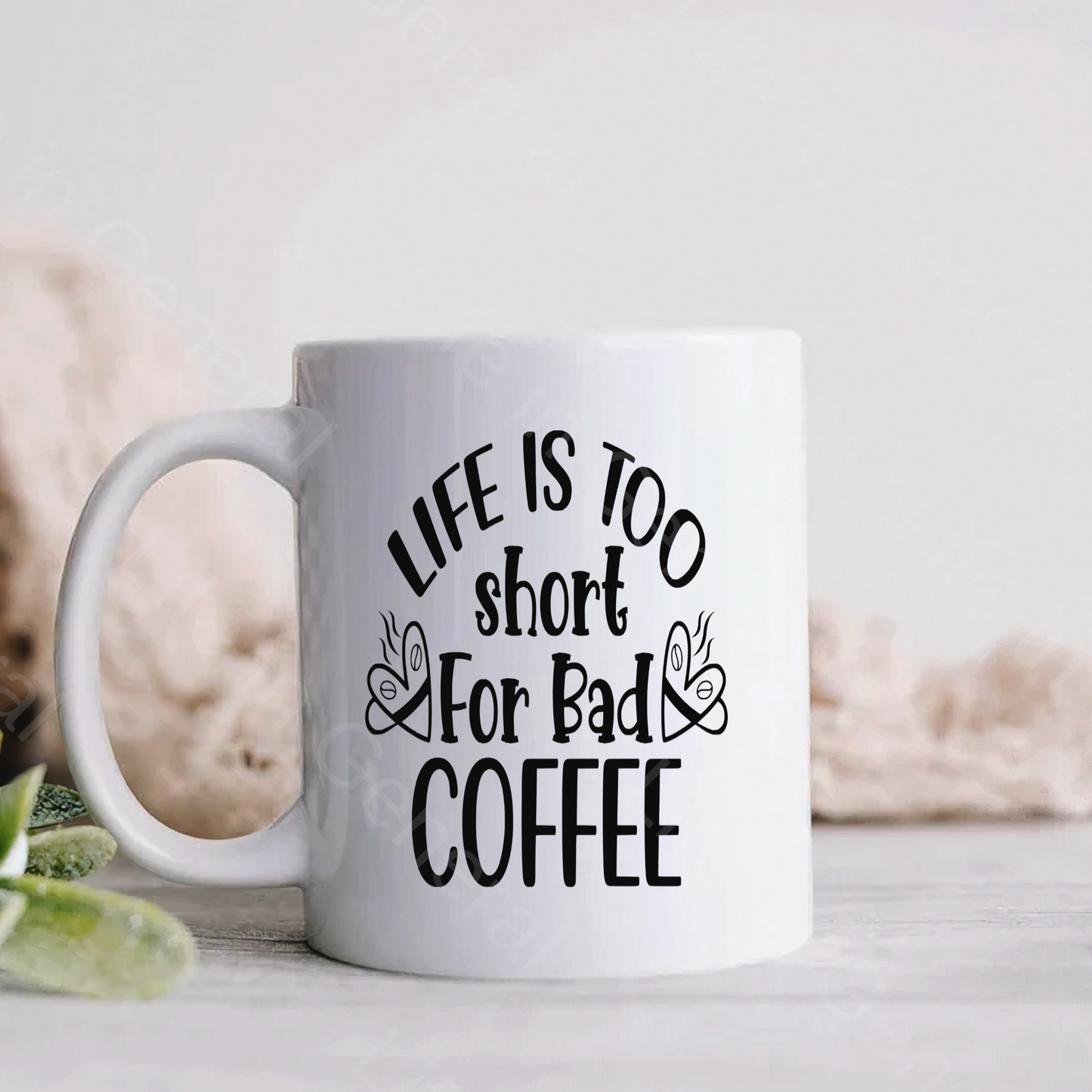 15oz Life is Too Short Mug