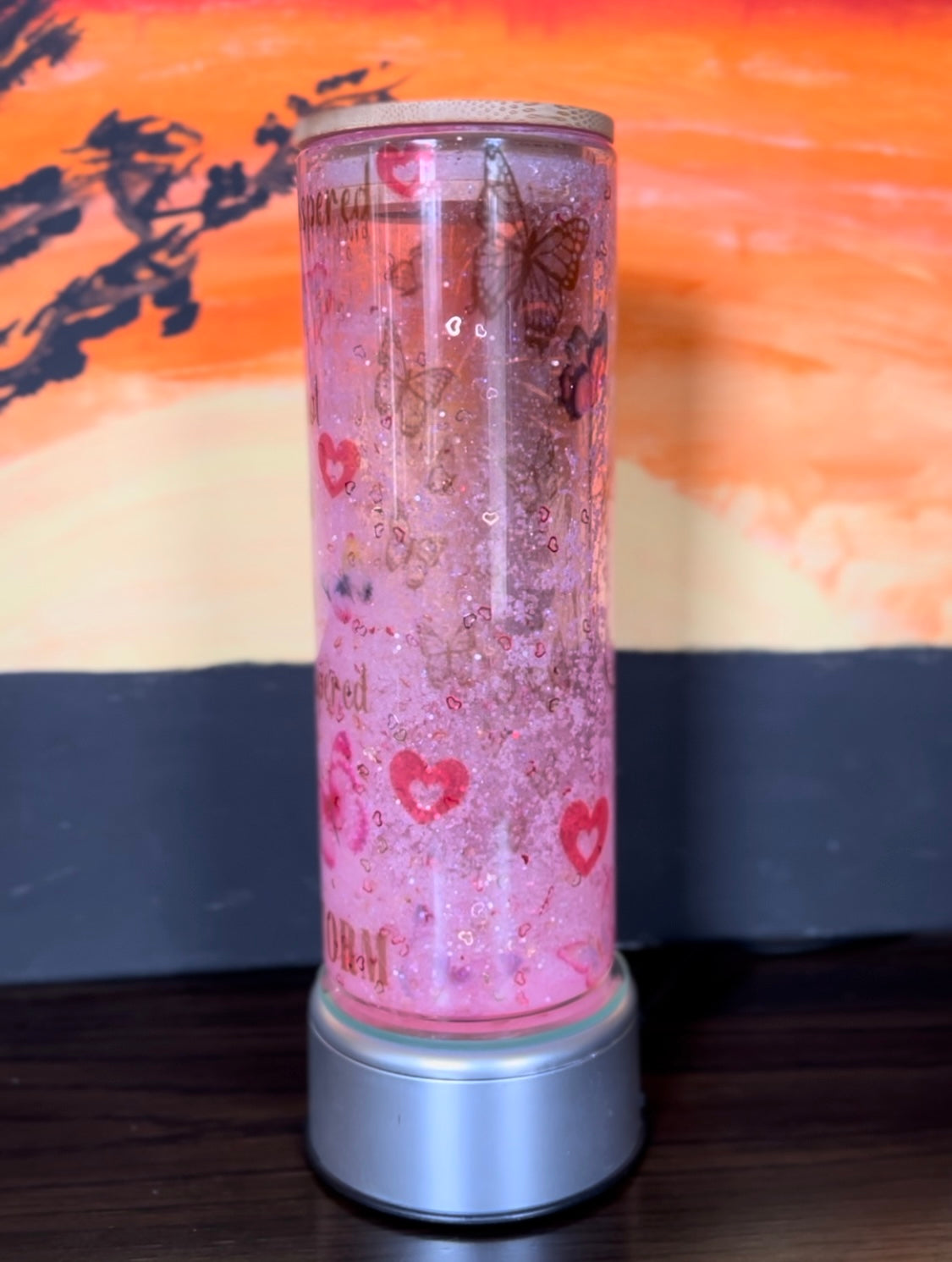 20oz Snow Globe Glass Can/Libbey Sublimation She is the Storm