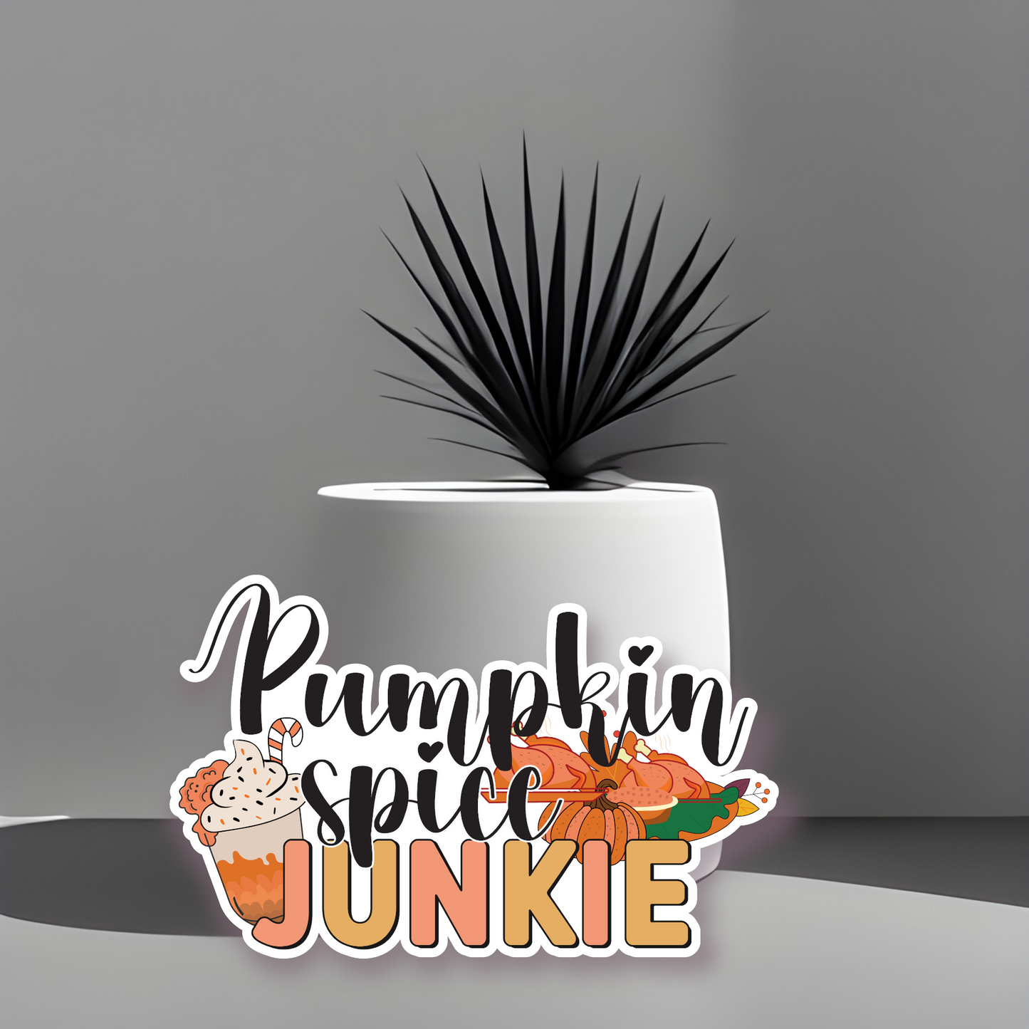 Pumpkin Pie Junkie Sticker