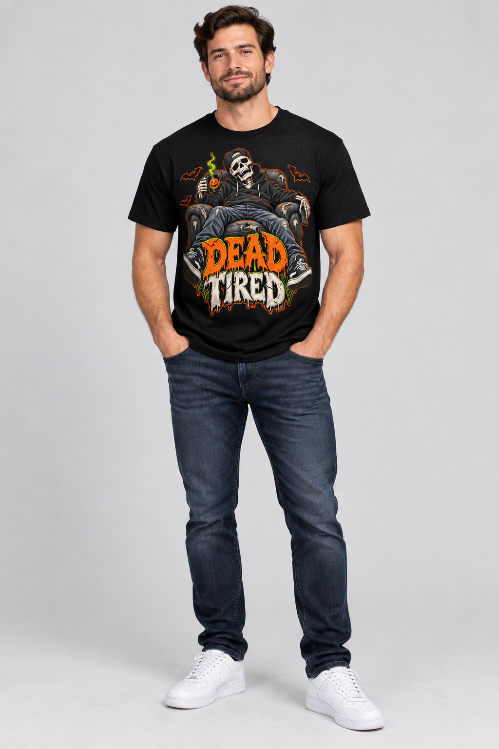 Dead Tired Halloween Apparel – Men’s Couch Edition