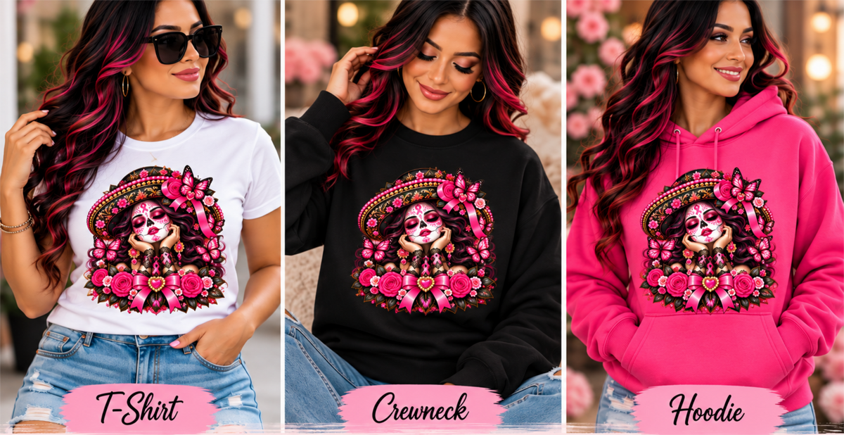 Catrina Courage – Breast Cancer Awareness Apparel