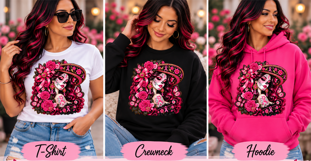 Catrina Courage – Breast Cancer Awareness Apparel