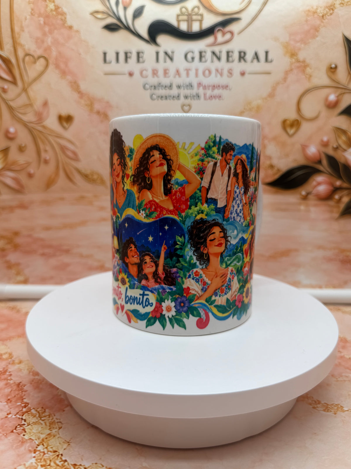 Bonito, Bonito Colorful Family Mug