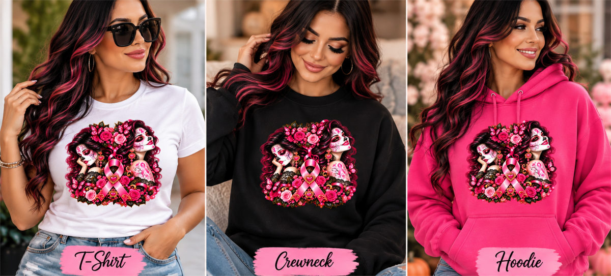 Catrina Courage – Breast Cancer Awareness Apparel