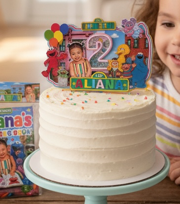 🎂 Personalized 3D Themed Cake Toppe
