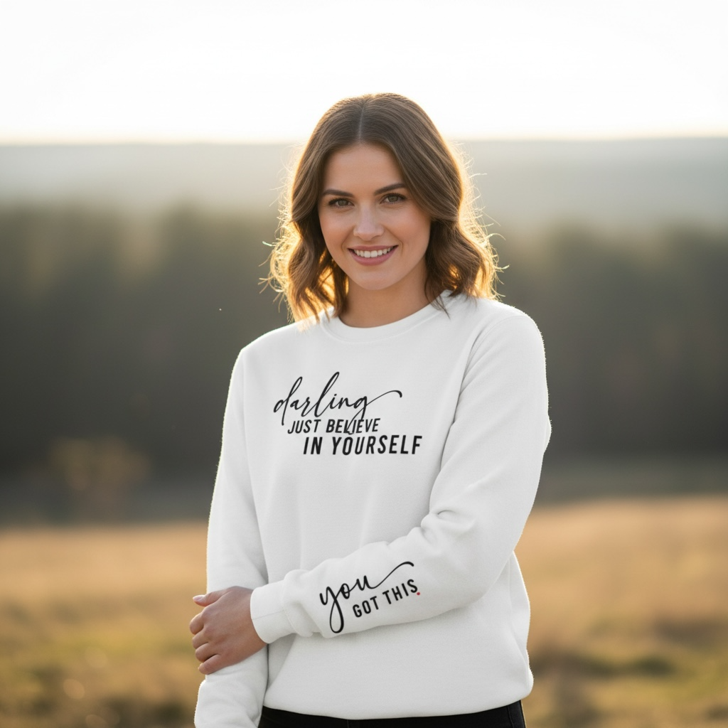 Darling Just Believe Inspirational Apparel