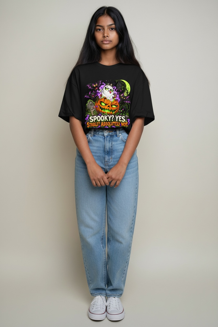 Spooky? Yes. Stable? Absolutely Not. Halloween Apparel