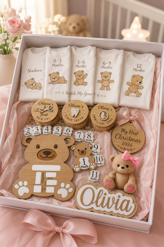 👶 Baby’s First Year Keepsake Box
