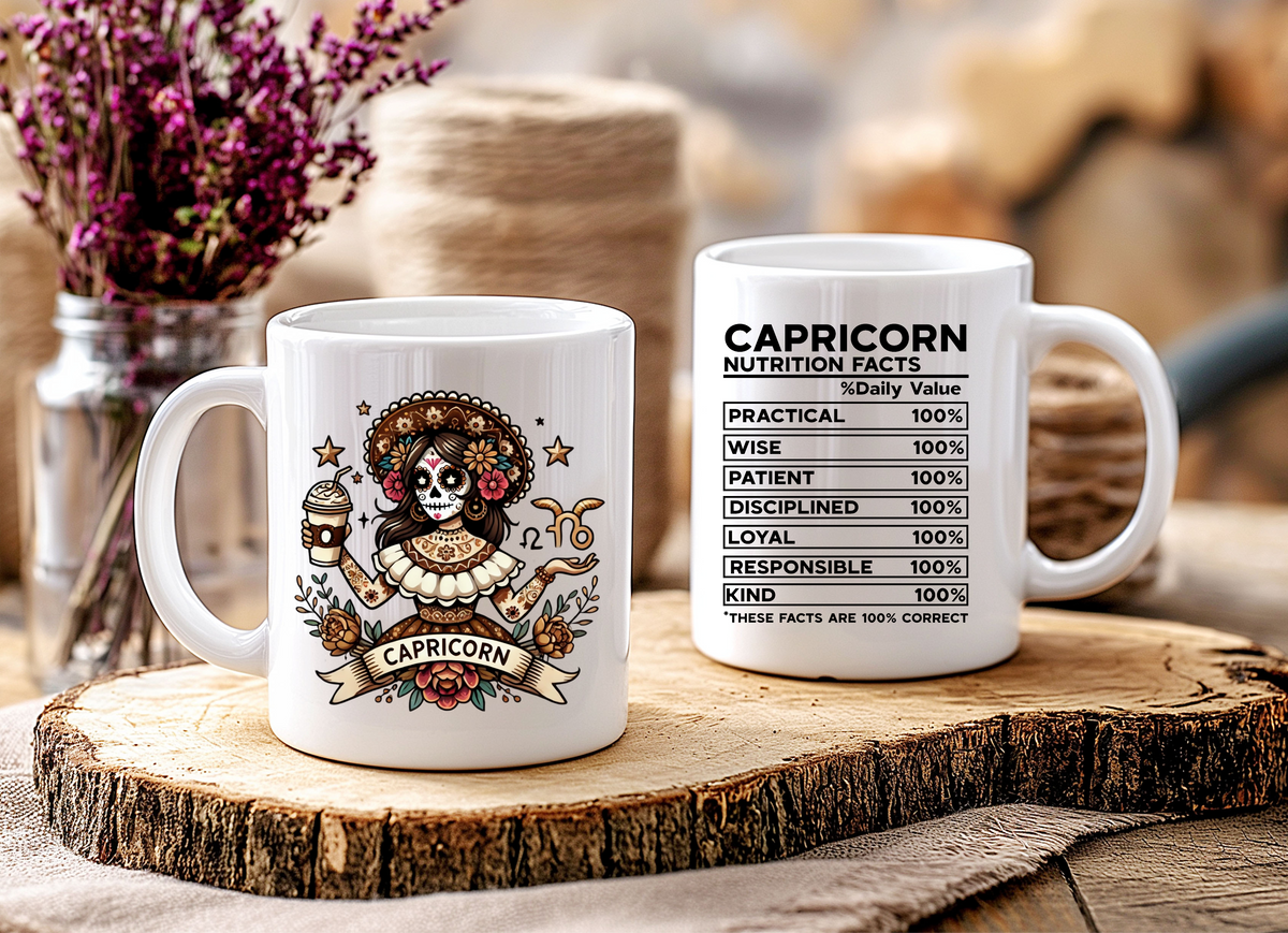 Catrina Zodiac 15 oz Mug