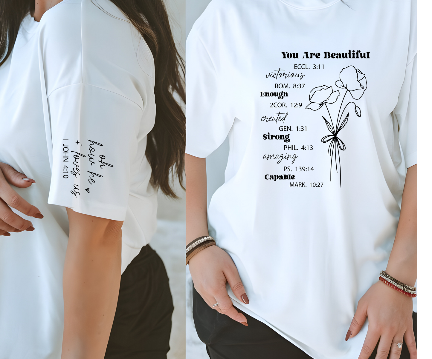 You Are Beautiful Scripture-Inspired Apparel