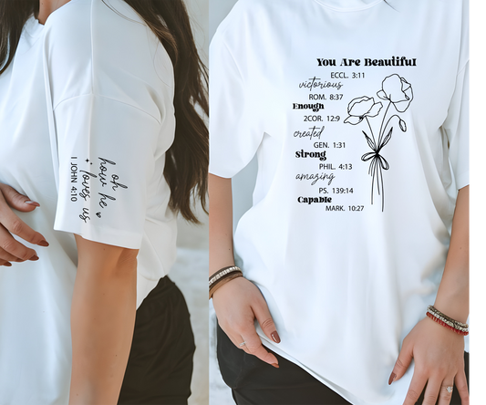 You Are Beautiful Scripture-Inspired Apparel