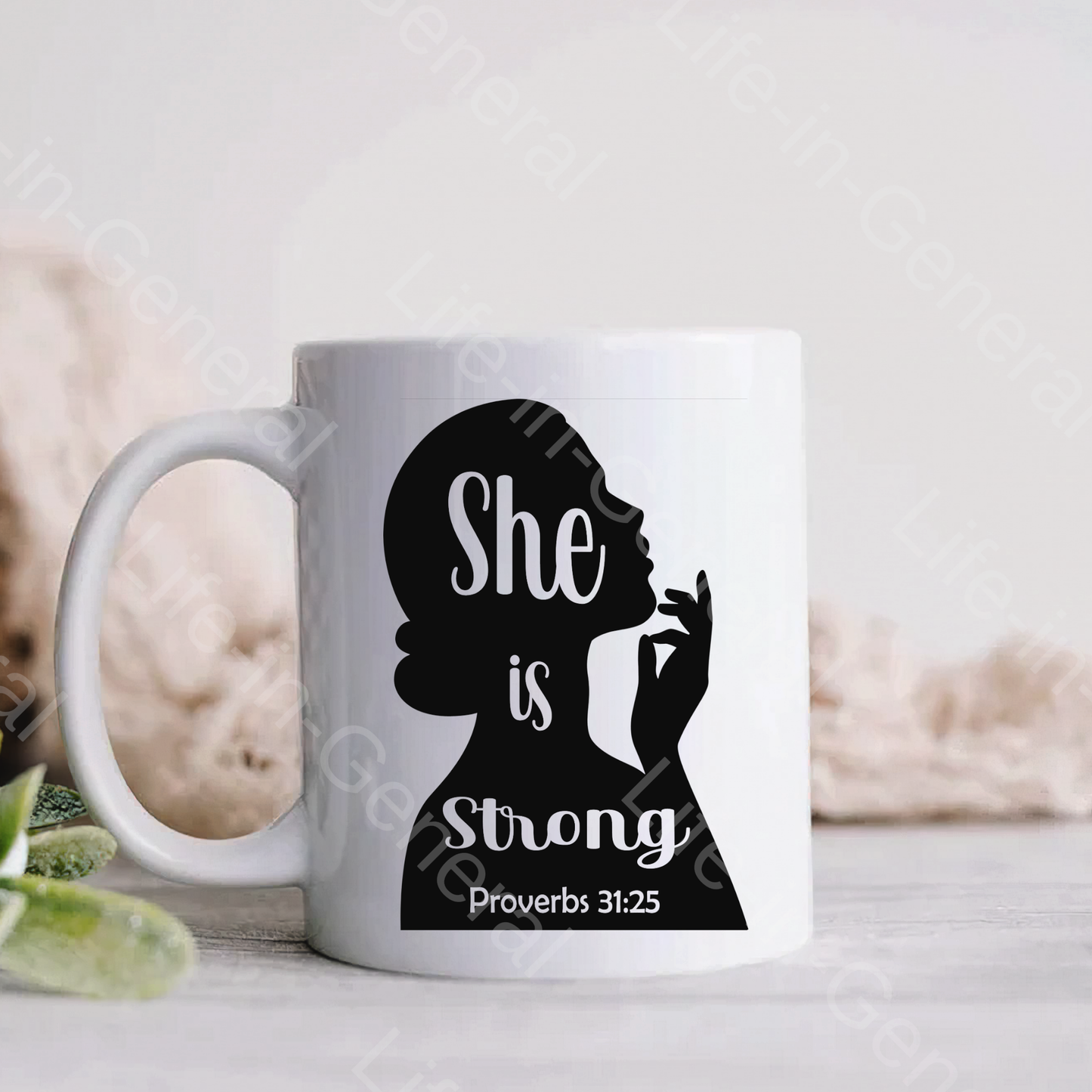 15oz She is Strong Mug