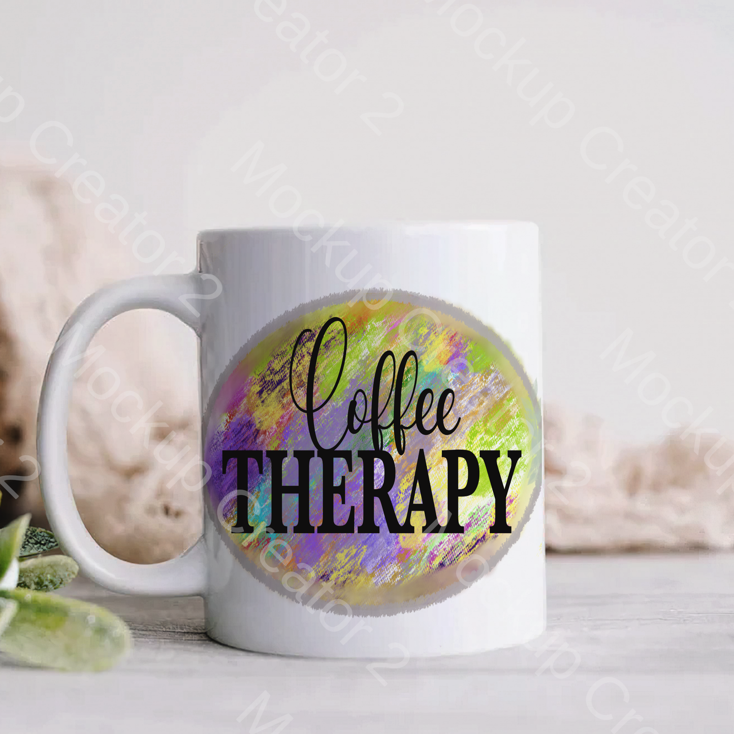 15oz Coffee Therapy  Mug