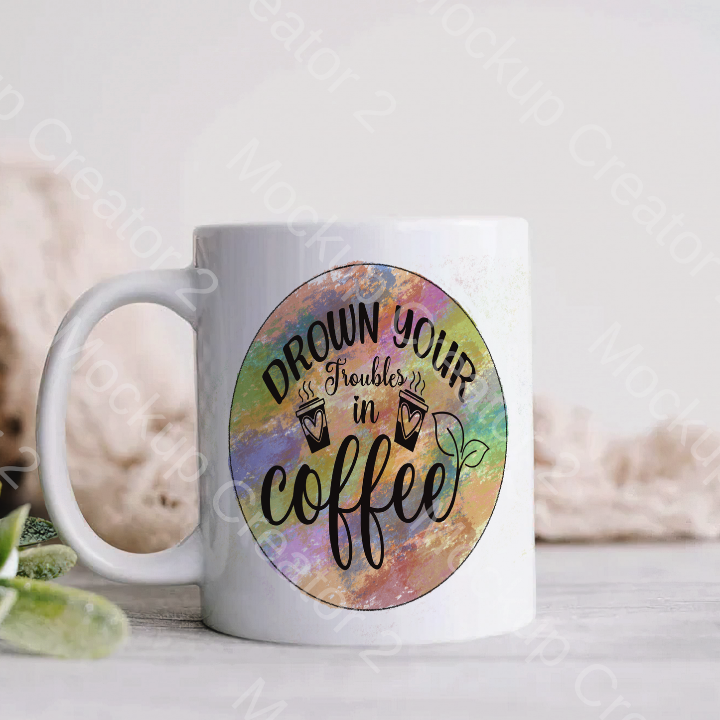 15oz Drown your Feelings in Coffee Mug