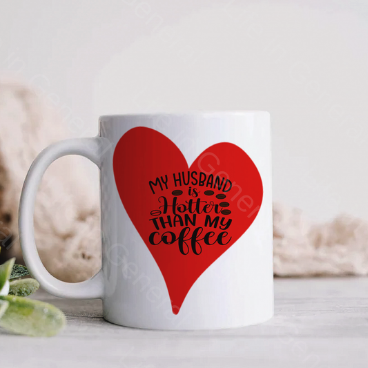 15oz My Husband is Hotter Mug