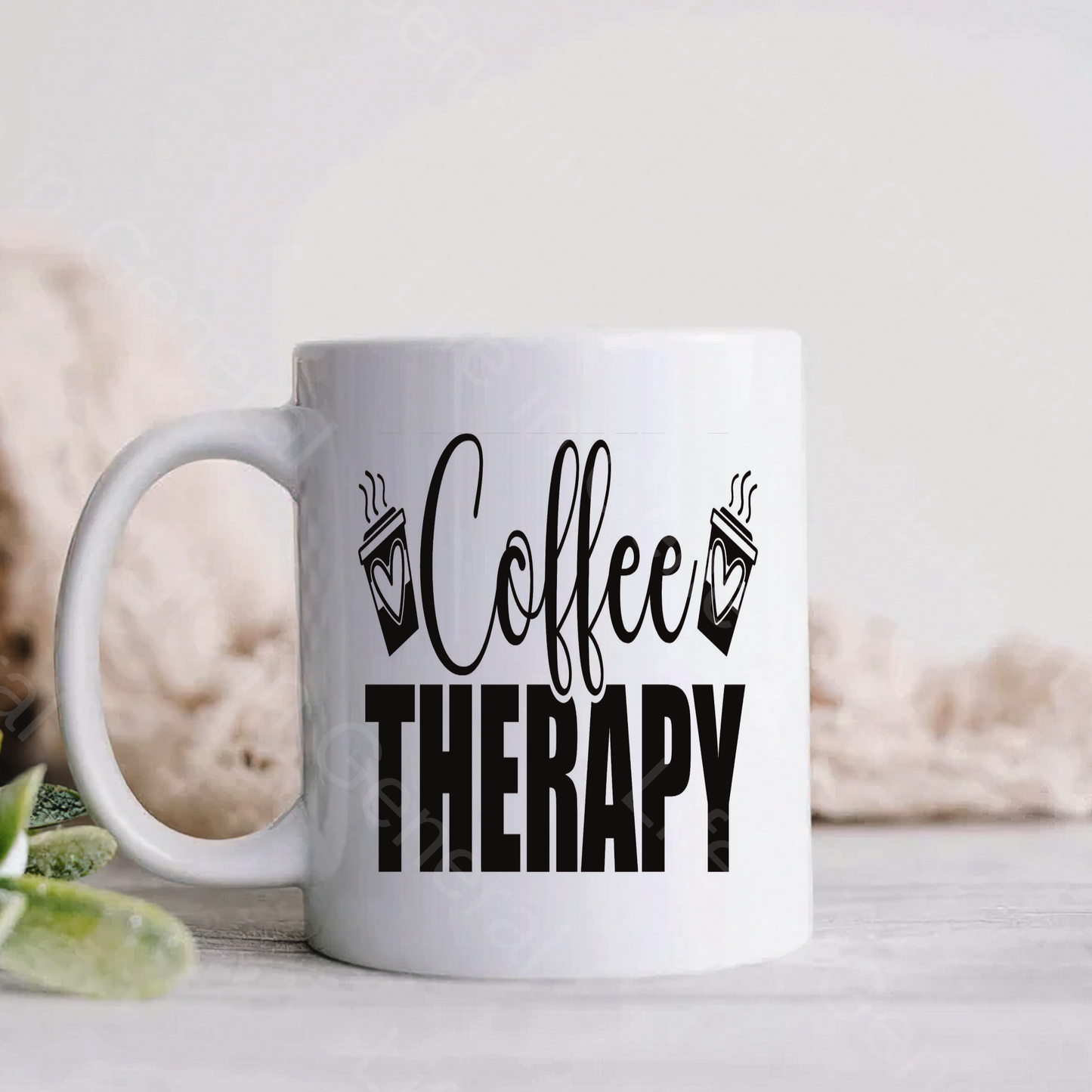 15oz Coffee Therapy  Mug