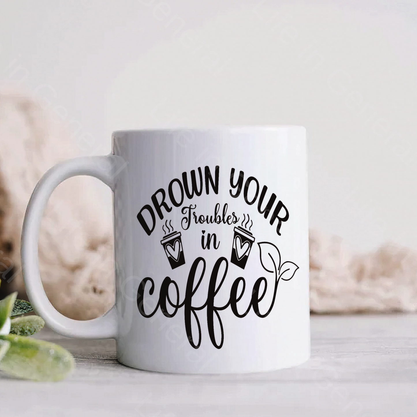 15oz Drown your Feelings in Coffee Mug