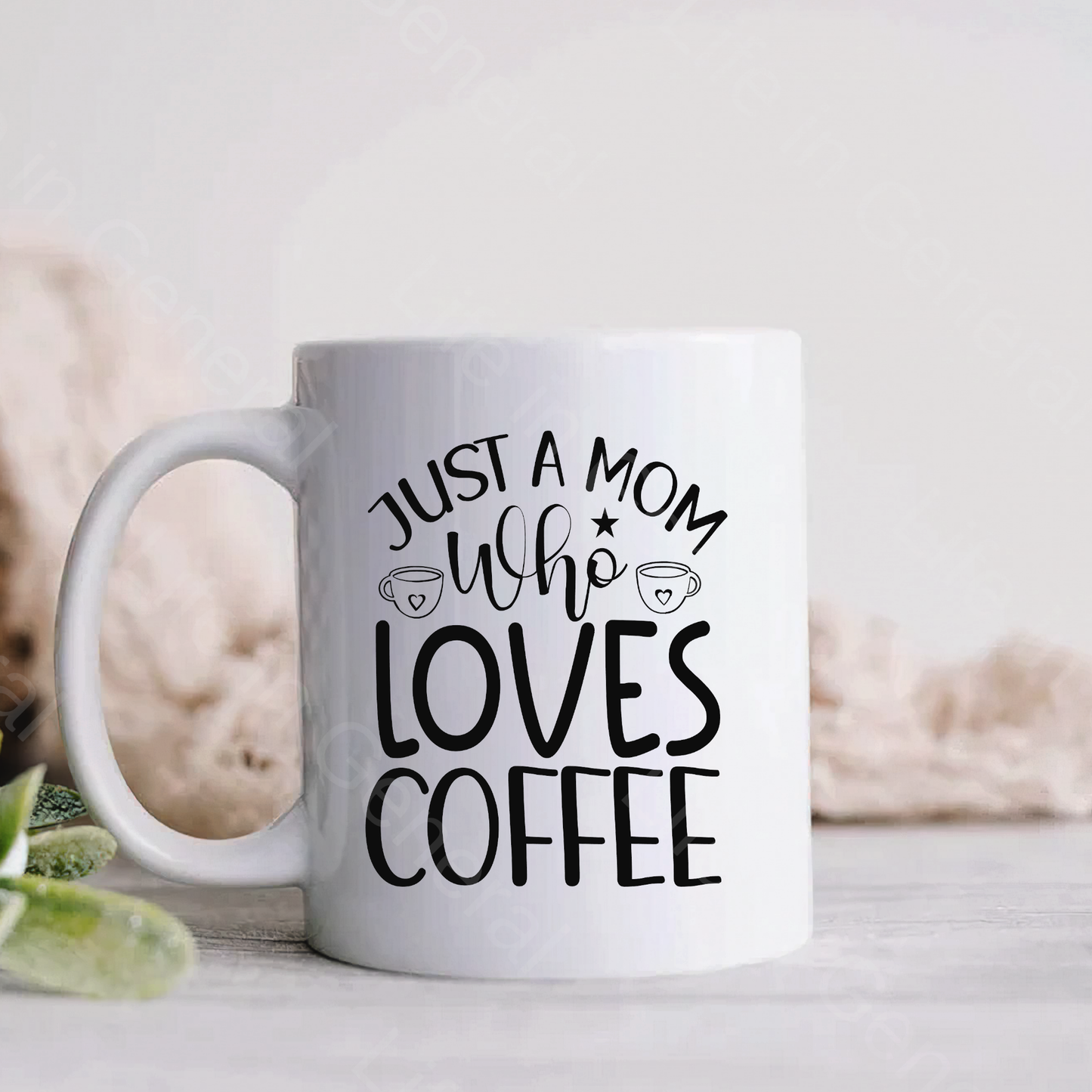 15oz Just a MOM who loves Mug