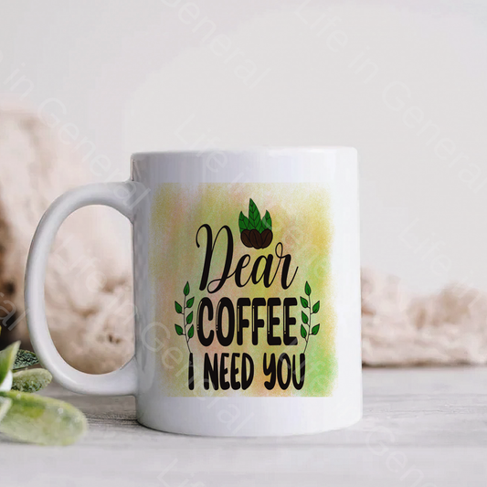 15oz Dear Coffee Mug