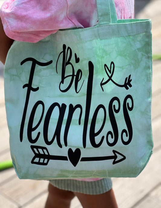 Be Fearless Canvas Tote Bag