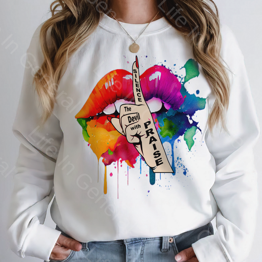 Silence the devil with praise Print