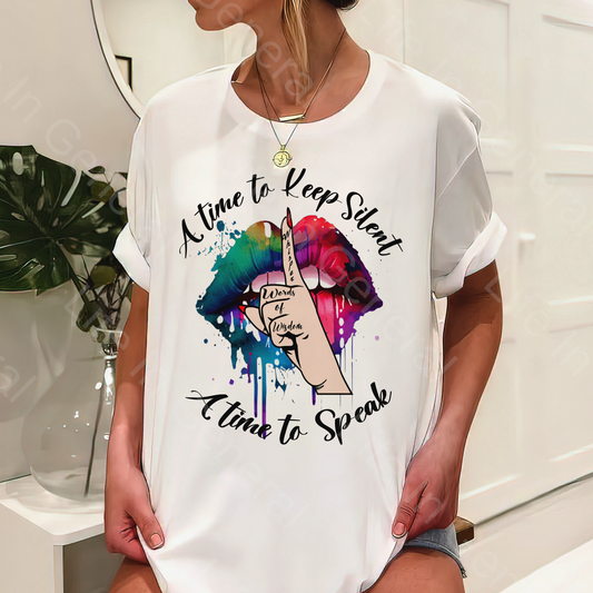 A time to keep silent, A time to speak  Print