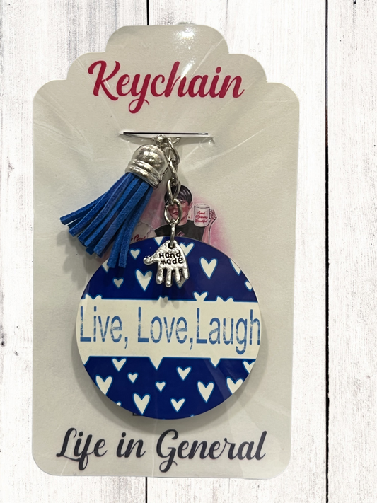 Live Love and Laugh Keychains