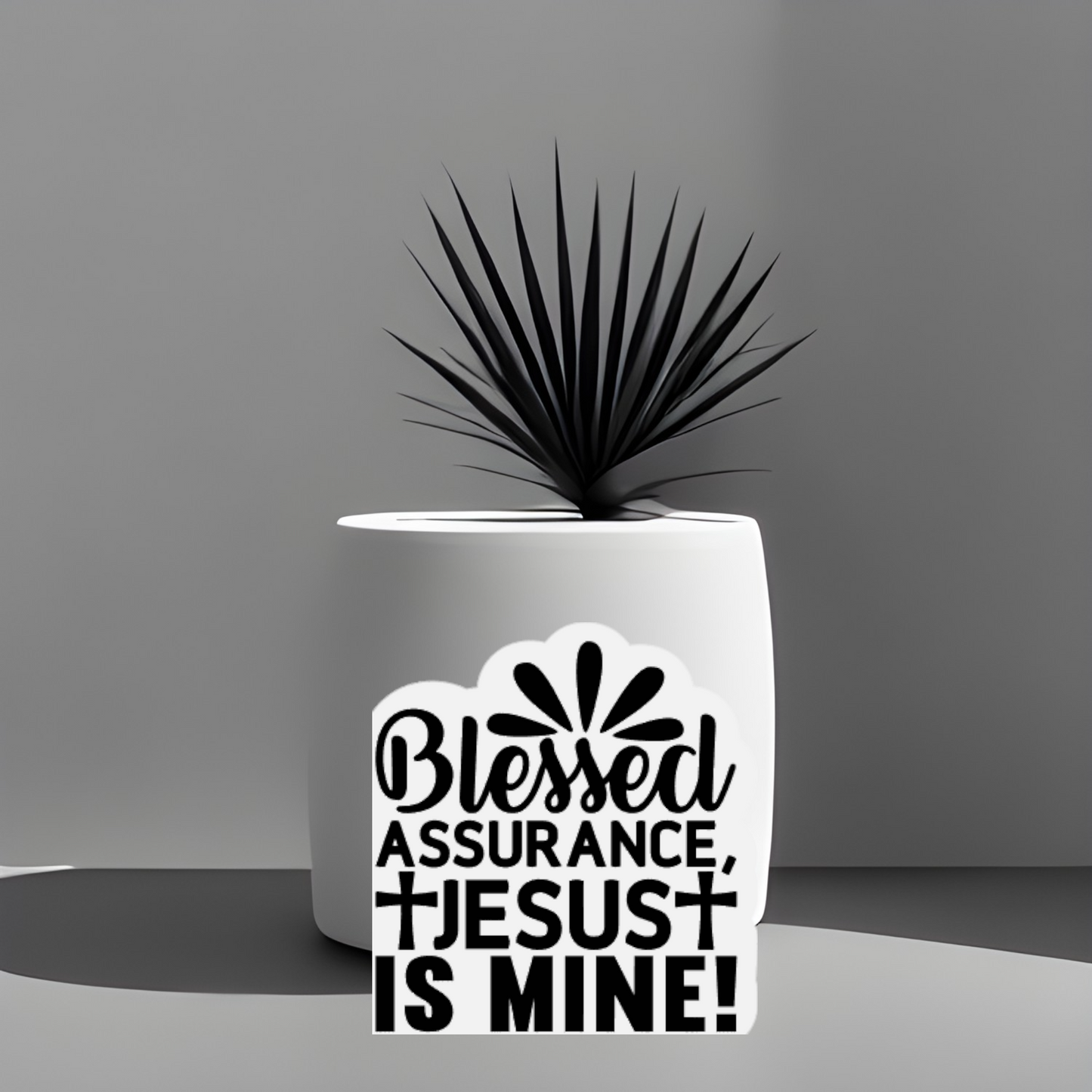 Blessed Assurance Jesus is Mine Sticker