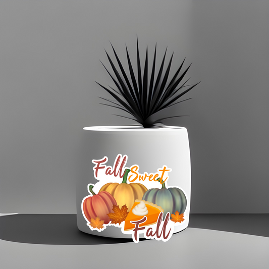 Fall Sweet Fall Pumpkin Sticker