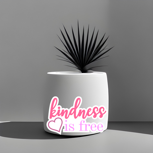 Kindness is Free Sticker