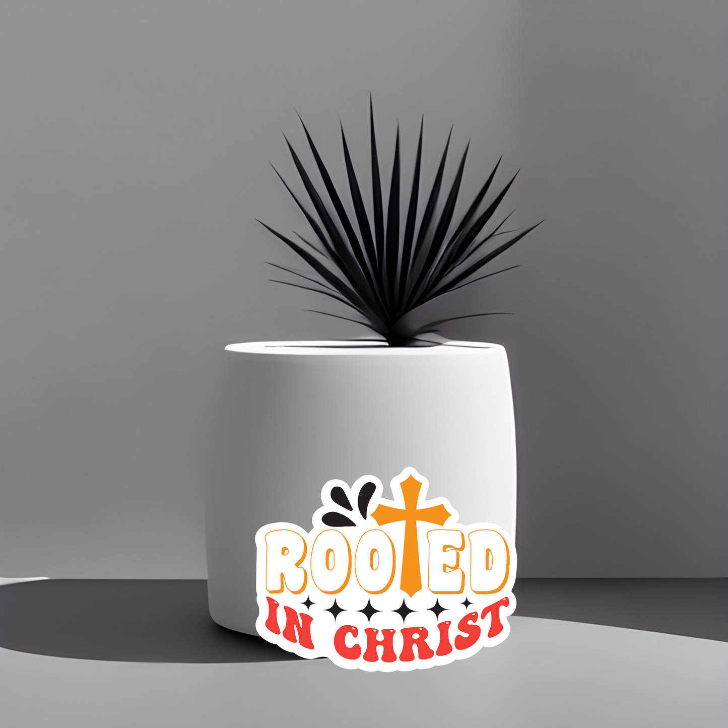 Rooted in Christ Sticker