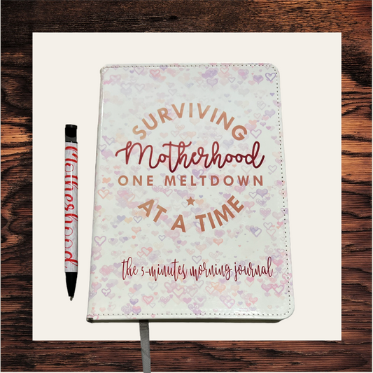 Surviving Motherhood Journal and Matching pen