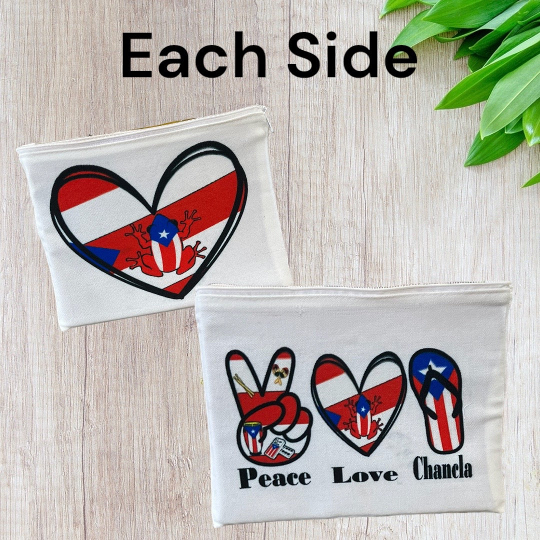 Love Peace Chancla Tote Bag