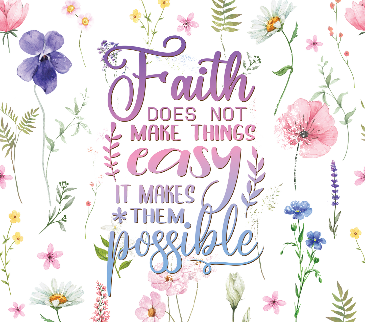 Faith does not make things easy Transfer