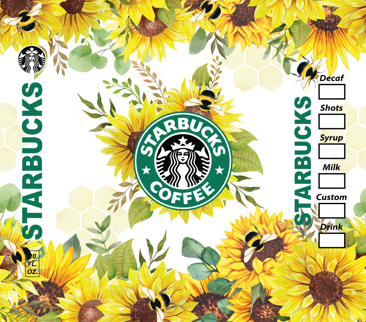 Sunflower Starbucks Transfer