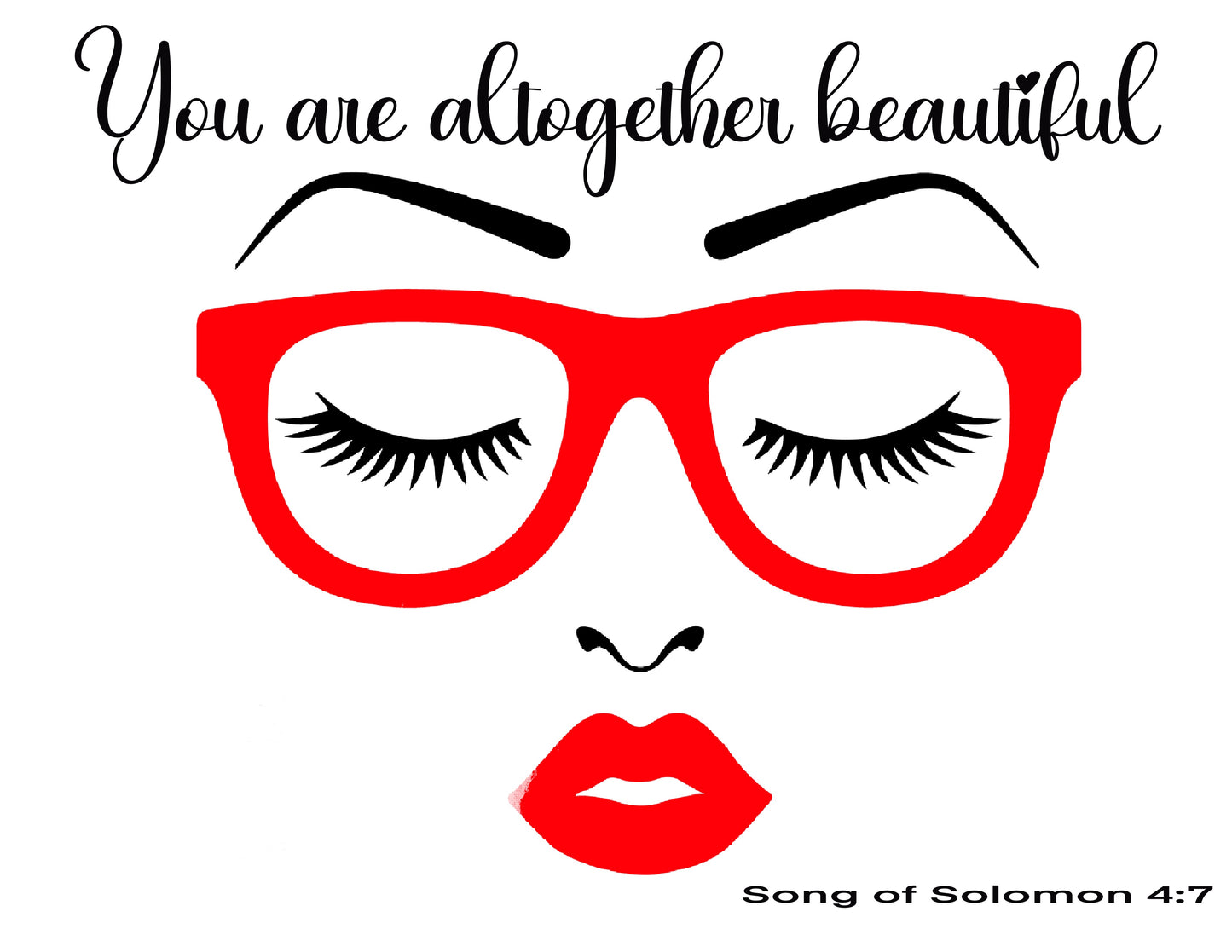 You are Altogether Beautiful Makeup Bag