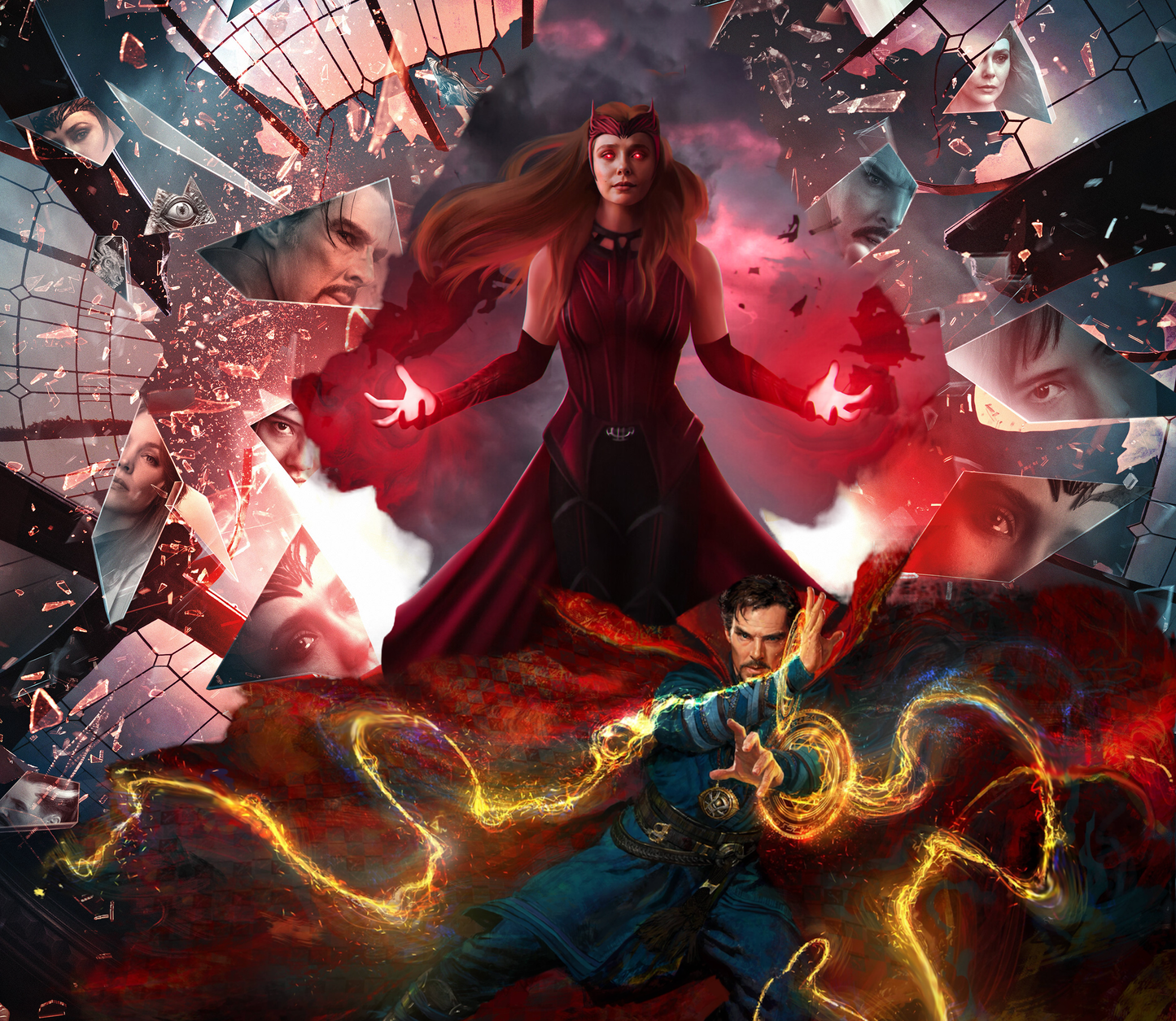 Scarlet Witch and Doctor Strange Tumbler